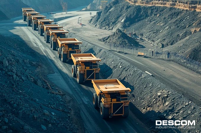 Cómo optimizar el rendimiento de las flotas móviles con Inteligencia Operacional en Minería - Descom Industrial Process